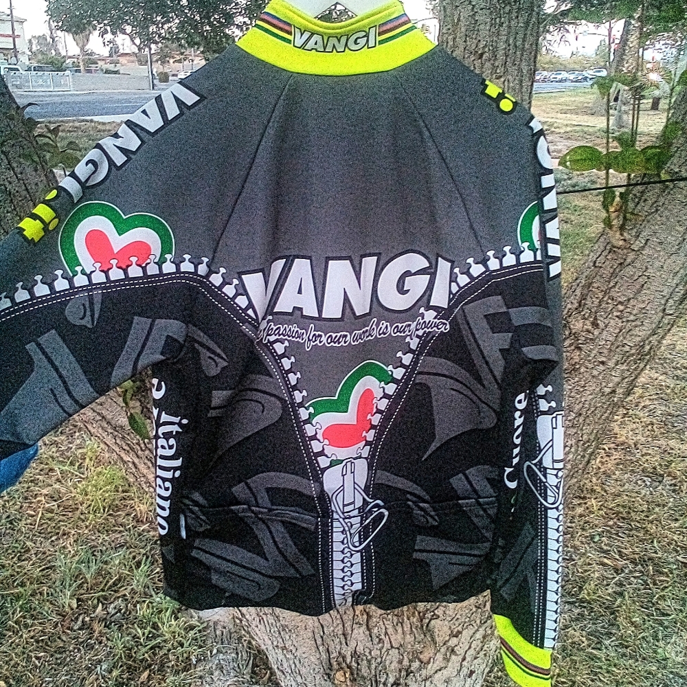 Cycling racing jersey PISSEI Italiano Cuore Vangi Size 5